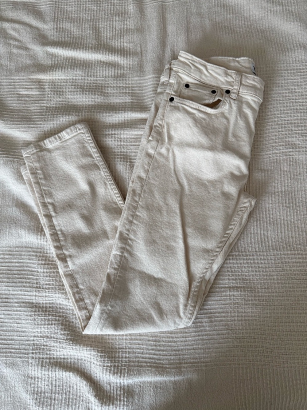 Zara Cream Skinny Jeans Classic Style
